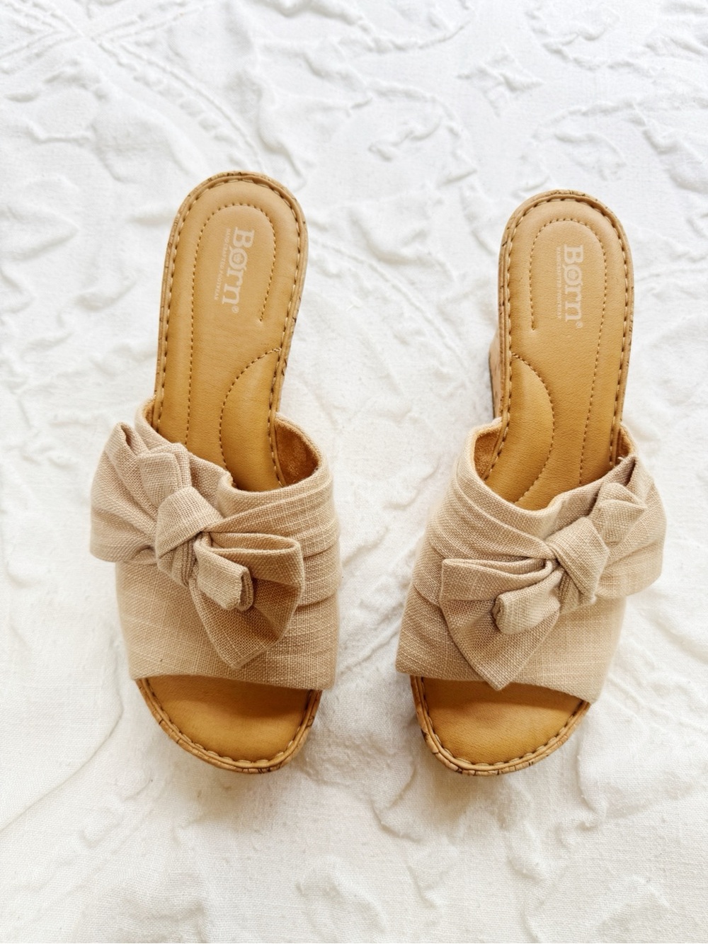 Born Cami Wedge Platform Sandal Size 11 New - Picture 2 of 5
